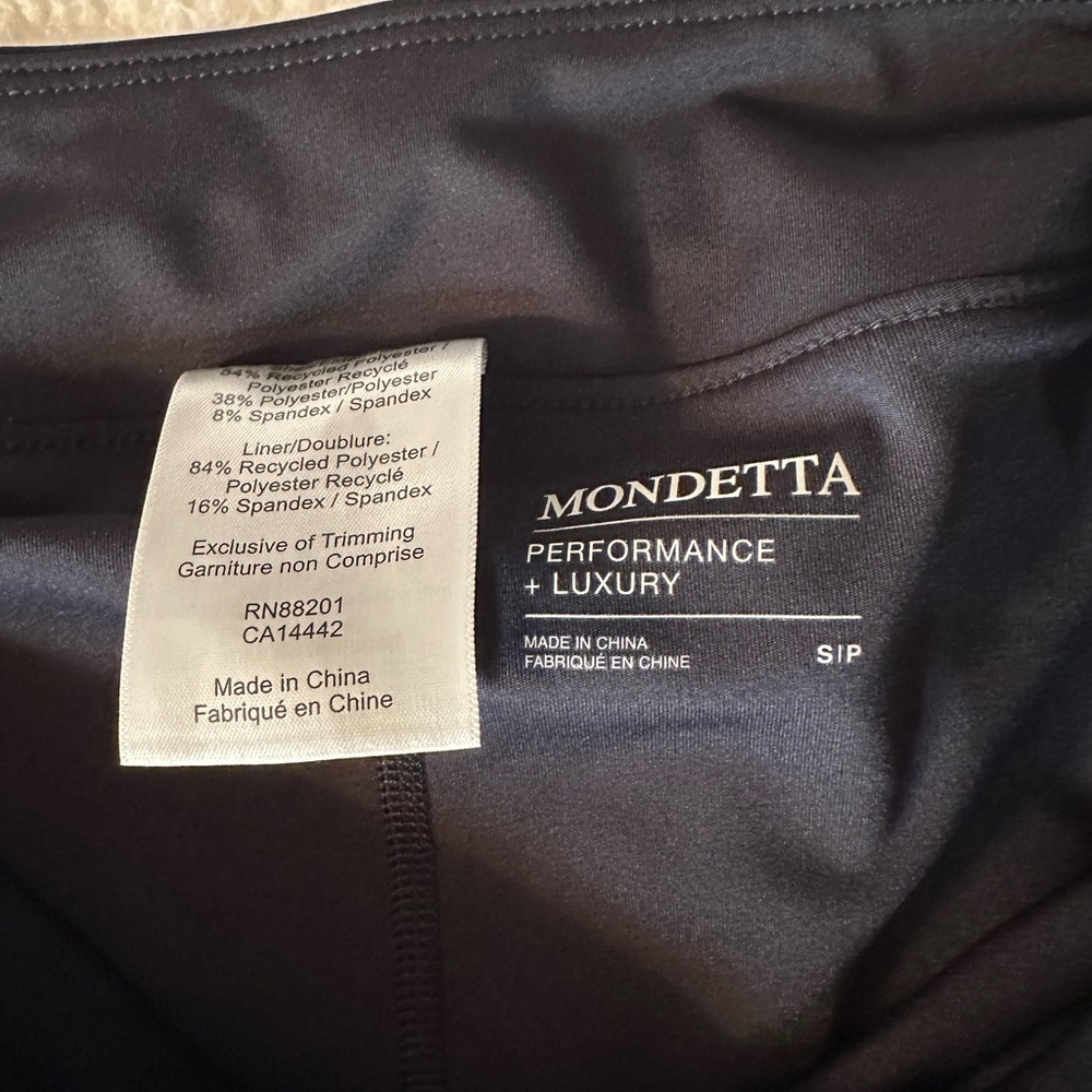 Mondetta Black Pleated Mini Skirt Performance + Luxury Size Small - Picture 7 of 7
